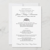 New Orleans Bachelorette Party Invitation Kaart (Achterkant)