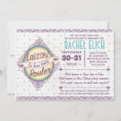 New Orleans Bachelorette Party Invitation Kaart (Voorkant)
