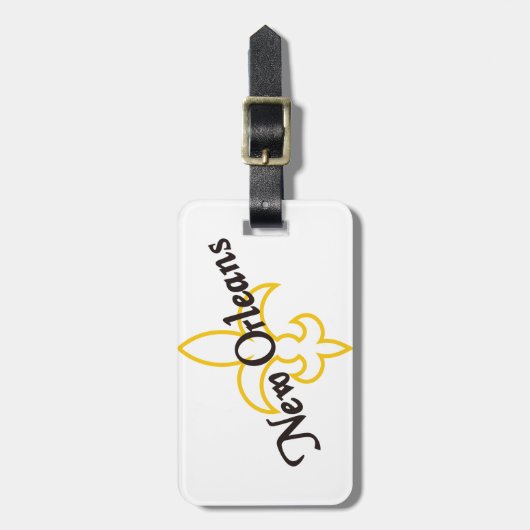 New Orleans Bagagelabel (Voorkant verticaal)