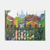 New Orleans Balkon, met kerk Deurmat (Voorkant)