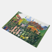 New Orleans Balkon, met kerk Deurmat (Schuin)