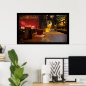 New Orleans - Bar & Lounge 3D Poster (Thuiskantoor)