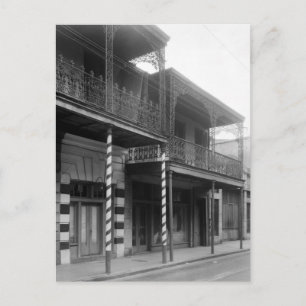 New Orleans Barbershop, 1930 Briefkaart