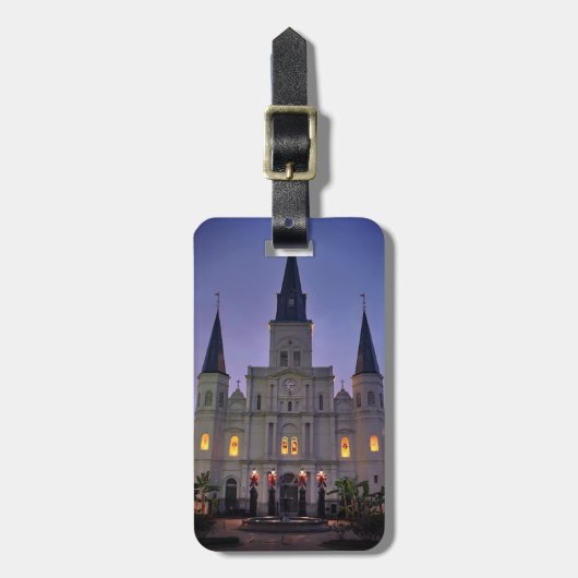 New Orleans, Basiliek van de Kathedraal van LA, Ja Bagagelabel (Voorkant verticaal)