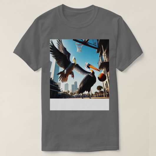 New Orleans Basketbal T-shirt - 1 (Design voorkant)