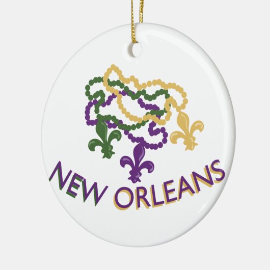 New Orleans Beads Keramisch Ornament (Links)