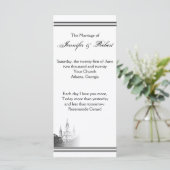 New Orleans bestemming bruiloft programma Programmakaart (Staand voorkant)