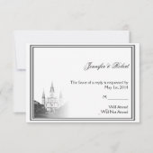 New Orleans Bestemming Bruiloft Reactie Kaart (Voorkant)