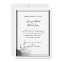 New Orleans bestemming bruiloft uitnodiging