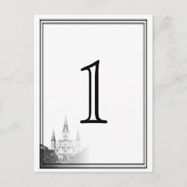 New Orleans bestemming Trouwtafel nummer Briefkaart
