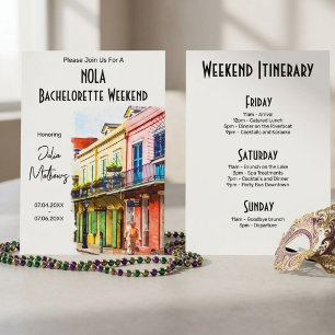 New Orleans Bestemming Vrijgezellenweekend Kaart