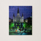 New Orleans bij nacht Legpuzzel (Verticaal)