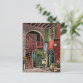 New Orleans binnenplaats patio Briefkaart (Staand voorkant)