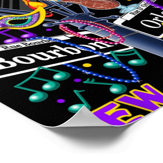 New Orleans Birthday Trip French Quarter Girls Tri Poster (Hoek)