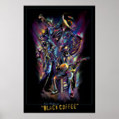 "New Orleans - Black Coffee" Poster (Voorkant)