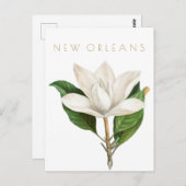 New Orleans bloemen reizen midden eeuw Briefkaart (Voorkant / Achterkant)