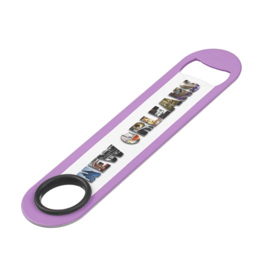 New Orleans Bourbon Street Beads NOLA Speed Flessenopener (Voorkant Gekanteld)
