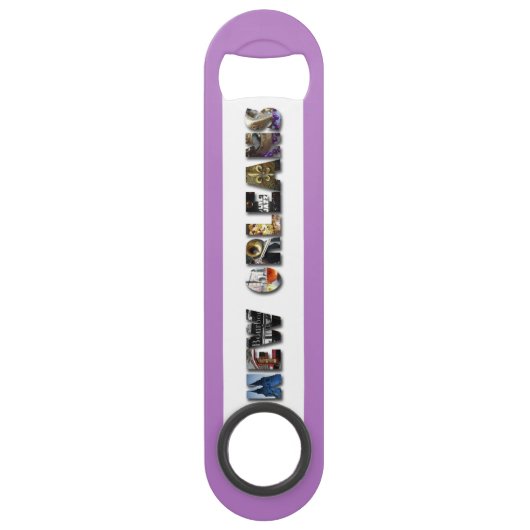 New Orleans Bourbon Street Beads NOLA Speed Flessenopener (Achterkant)