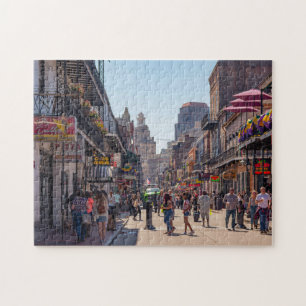 New Orleans Bourbon Street Franse Wijk Legpuzzel