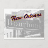New Orleans Bourbon Street Franse wijk reizen Briefkaart (Voorkant)