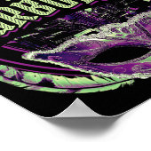 New Orleans Bourbon Street Mardi Gras French Quart Poster (Hoek)