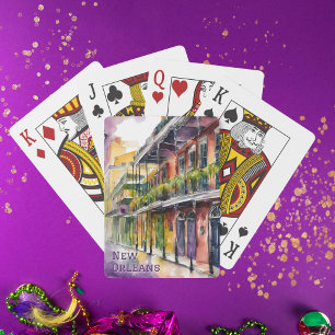 New Orleans Bourbon Street Pokerkaarten