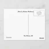 New Orleans Bourbon Street Postcard Briefkaart (Achterkant)