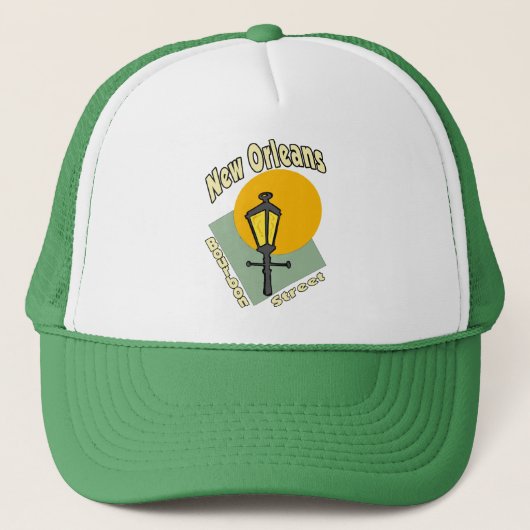 New Orleans Bourbon Street Trucker Pet (Voorkant)