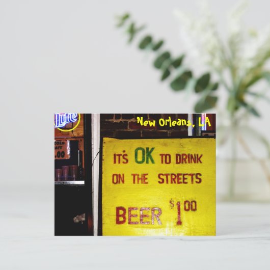 New Orleans Briefkaart (Staand voorkant)