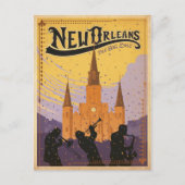 New Orleans Briefkaart (Voorkant)
