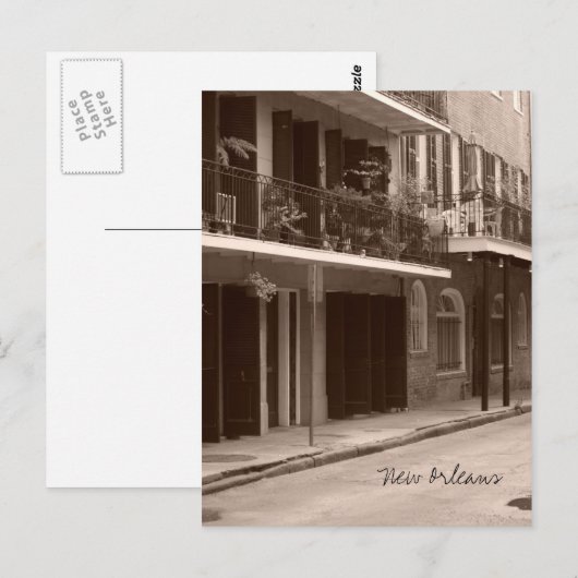 New Orleans Briefkaart (Voorkant / Achterkant)