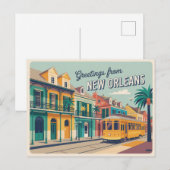 New Orleans Briefkaart (Voorkant / Achterkant)