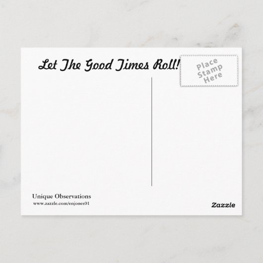 New Orleans Briefkaart (Achterkant)