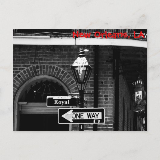 New Orleans Briefkaart (Voorkant)