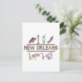 New Orleans Briefkaart (Staand voorkant)