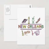 New Orleans Briefkaart (Voorkant / Achterkant)