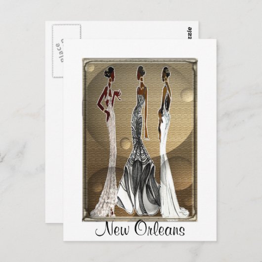 New Orleans Briefkaart (Voorkant / Achterkant)