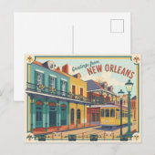 New Orleans Briefkaart (Voorkant / Achterkant)