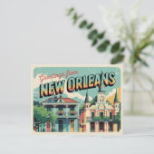 New Orleans Briefkaart (Staand voorkant)