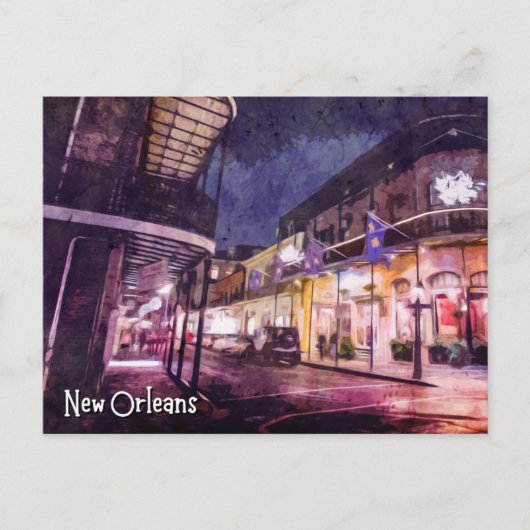 New Orleans Briefkaart Centrum (Voorkant)