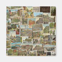 New Orleans briefkaart collage magneet