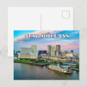 New Orleans Briefkaart Travel Souvenir (Voorkant / Achterkant)
