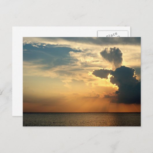 New Orleans: Briefkaart van het meer Pontchartrein (Voorkant / Achterkant)