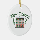 New Orleans Building Keramisch Ornament (Rechts)
