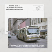 New Orleans Bus 1 Briefkaart (Voorkant / Achterkant)