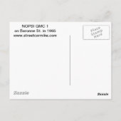 New Orleans Bus 1 Briefkaart (Achterkant)