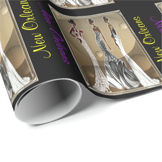 New Orleans Cadeaupapier (Rol Hoek)