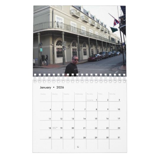 New Orleans Calendar Kalender (Jan 2026)