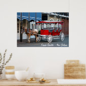 New Orleans Carriage Ride Poster (Keuken)