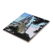 New Orleans Cathedraal Old Kijk Tegeltje (Zijkant)